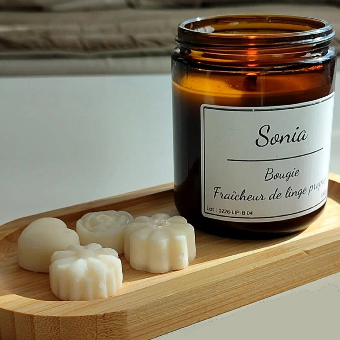 Élégance - Coffret duo Bougie, Fondants Parfumés